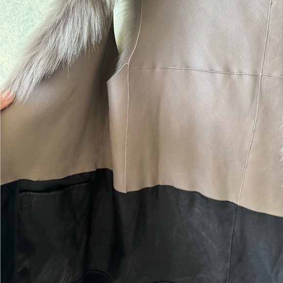 Ramy Brooke | Fur + Leather vest - Picture 4 of 8